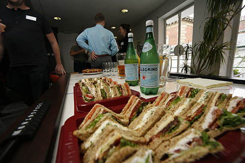 Lunch is served at the Brandworkz Users group meeting