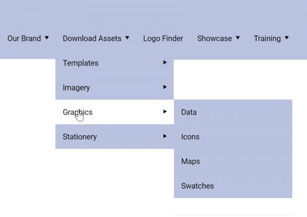 Three level navigation